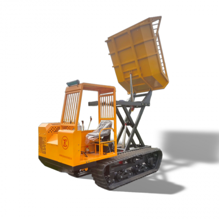 PD-3500TA Scissor Lift 2.4m Crawler Dumper ການຂົນສົ່ງທຸກພື້ນທີ່